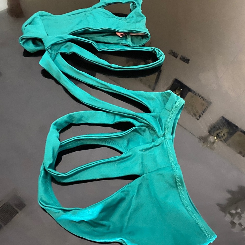 Sexy Green a swimsuit